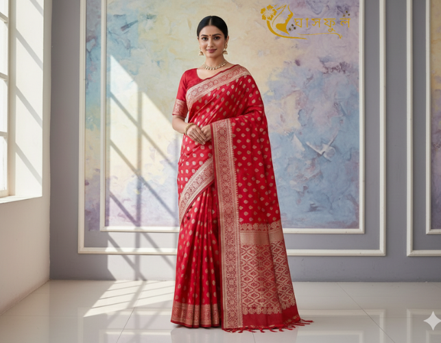 প্রিমিয়াম কাতান শাড়ি