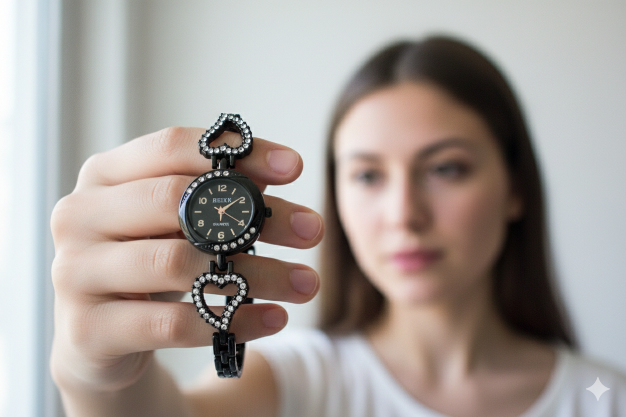 Stylish premium  Black Watch For Women